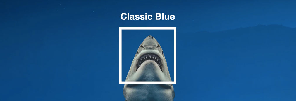 Classic Blue – the Colour of 2020